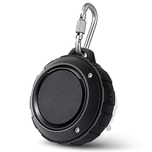 KUNODI Waterproof Bluetooth Speaker, Silver