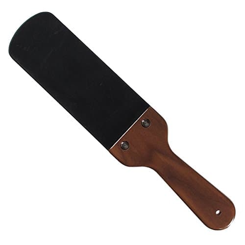 Short Rubber Strap with Walnut Handle