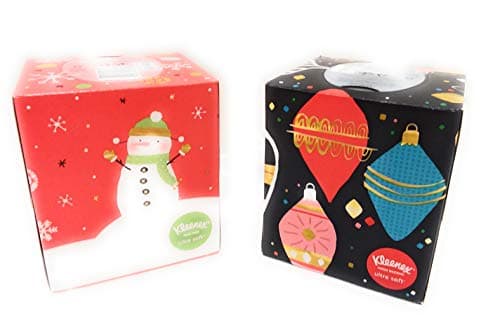 Christmas Holiday Tissues Decorator Packages 2 Pack Bundle Set