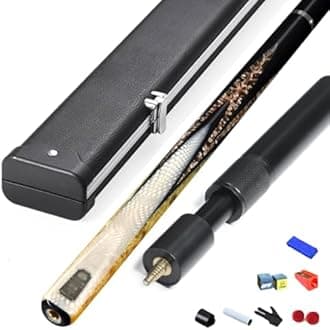 DOOKAA Pool cue Pool cue Stick Billiard cue Sticks 3/4 Split Chinese Style Black Eight American Nine-cue Billiard cue 10MM11.5MM(Color:4,Size:11.5MM)