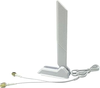 ZAHARA 2.4/5.8/6GHz RP-SMA Tri Band WiFi 6E Antenna for ASUS ROG Strix B550-F Gaming WiFi II/Prime B550-PLUS/ROG Strix B550-A B450-F B650-A B650E-F Z690-F Z790-F Z790-A Z690-A Z790-E Z790-I Z690-E