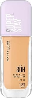 New York Super Stay Lumi-Matte Liquid Foundation - 128, Up To 30H Long Wear, Water & Transfer Proof. SuperStay Lumi-Matte Liquid Foundation comes with Non-comedogenic & Vegan Formula | 35ml