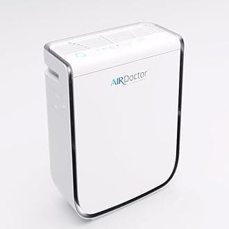 AD2000 Air Purifier for Small & Medium Rooms and Small Bedrooms. 3 Stage Filtration with Pre-Filter, UltraHEPA, Carbon/VOC (AirDoctor 2000)