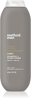 Method Men 2-in-1 Shampoo + Condtioner, Cedar + Cypress, Paraben and Phthalate Free, 14ml (Pack of 1)