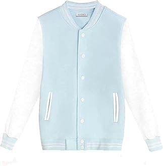 Solid unisex Varsity Jacket For men and Women/Baseball Jacket/University Jacket