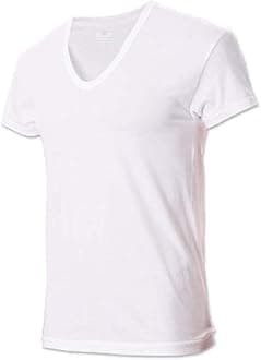 Try Men's Premium Basic Running Short Sleeve Undershirts 100% Cotton Multi Pack (1, L (100))