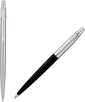Classic Stainless Steel CT Ball Pen Jotter Standard CT Ball Pen (Black)