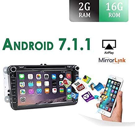 Android car Stereo auto Double Din GPS Navigation Head Unit Radio for VW SAGITAR/JATTA/Passat B6 / MAGOTAN V6 / Passat V6 / CC Touch Screen car CD DVD Player with Camera&Canbus