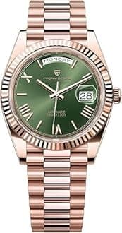 – Pagani Design 1752 DD36 Watches for Men Automatic, Luxury Men's Calendar Watch, Sapphire Glass, Calibre ST16, Self-Winding Movement, Stainless Steel Watch, 100 Metres Water Resistant.