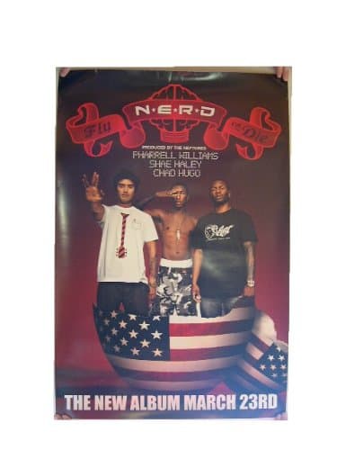 Nerd Poster NERD Band Shot