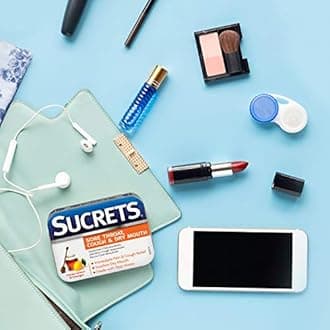 Sucrets Medicated Honey Lemon , Sore Throat, Cough & Dry Mouth, Cough Drops, 18 Count (Pack of 3)