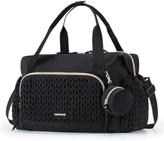 mommore Diaper Bag Tote, Large Capacity Travel Diaper bags, Hospital Bag for Labor Delivery, Baby Bag with Pacifier Case