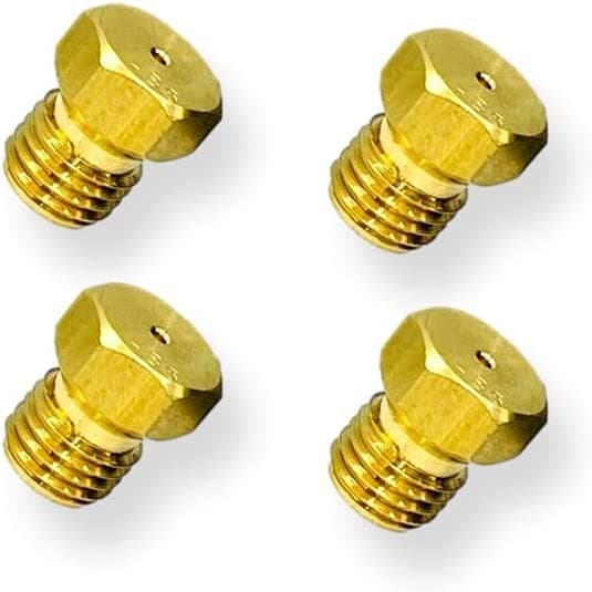 Summit ApplianceKIT LP Conversion Kit; Convert Summit Open Burner Battery Start Ranges into LP Gas; Works with Summit Ranges that Utilize the Battery Ignition System; Kit Contains 4 Bronze Adapters