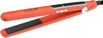 Ikonic 2 in 1 Staright n Curl Wide Hair Straightener (Slim - Orange)