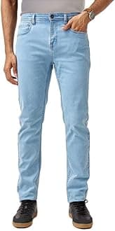 Slim Fit Stretchable Jeans for Men | Mens Denim Cotton Pants | Stylish Ankle Length Jean