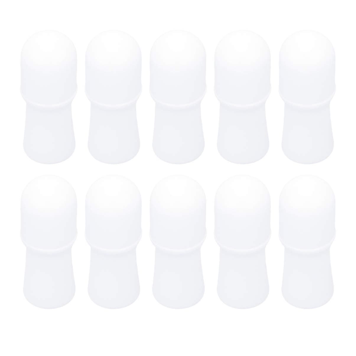 SUPVOX 10pcs Empty Roll On Bottles Plastic Roller Bottles Refillable Containers DIY Deodorant Containers 30ml