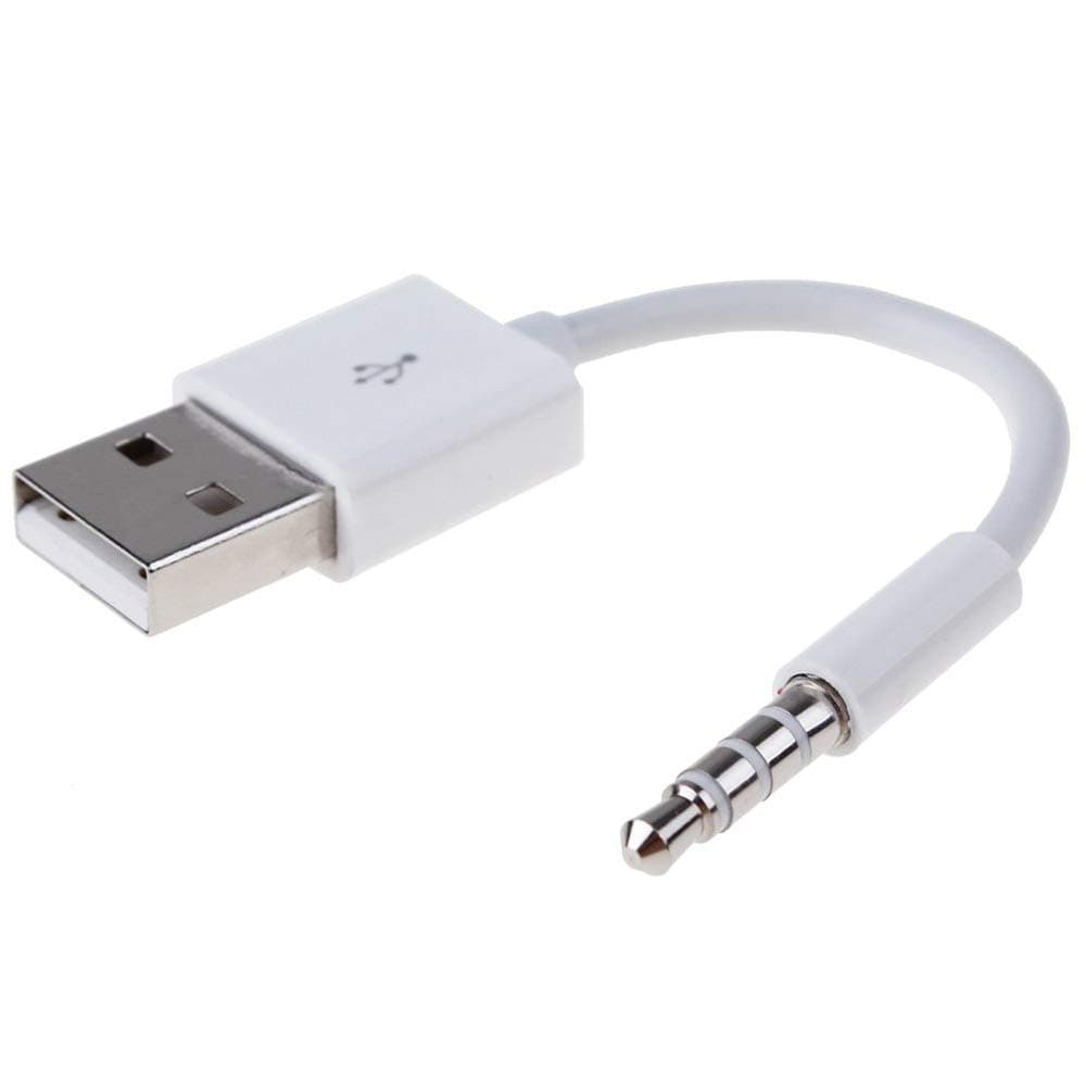 Premium White USB Charging Sync Data Cable for Apple iPod Shuffle 4th Generation