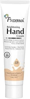 Fixderma Brightening Hand Cream for Women & Men | Hand Moisturizer | Kojic Acid Cream | Hand Cream for Dry and Rough Hands | Cream for Itchy Hand | Hand Cream with SPF 50 | All Skins Types - 30g