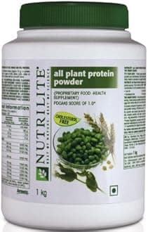 AMWAY All Plant Protein(1 Kg 1000 GMS) WITH VACCUM FLASK FREE....NUTRILITE All Plant Protein Powder provides you the goodness of nature and the power of protein from its tri-blend – Soy, Wheat & Yellow Pea. It is 100% plant sourced and is cholesterol & lactose free. It is designed to provide you synergy of all essential amino acids which are vital for maintenance and rebuilding of cells and tissues.