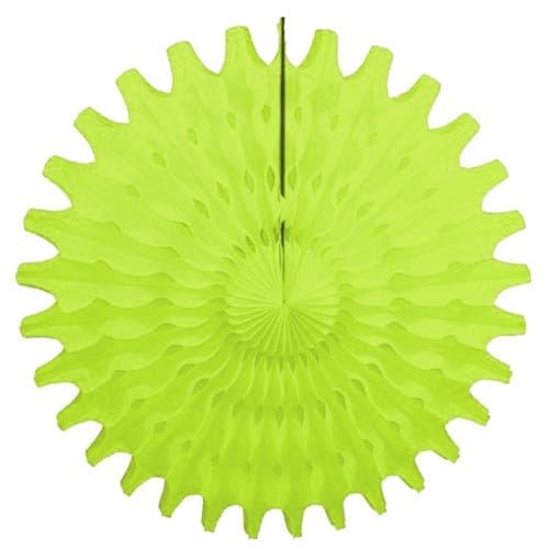 Lime Green Tissue Fan