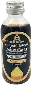 Best Odour: Thai Food Flavor (30cc) - Authentic Thai Essence aroma Perfect for desserts beverages baking cooking fragrance (Vanilla scent)