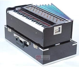 SGML Musical Folding Harmonium Instrument for Stage Performance 42 Keys Two Line Reed bass+male SG Musical | No.1 Harmonium Selling Brand |