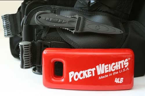 BCD Scuba Weights (Singles) for Weight-Integrated BCDs