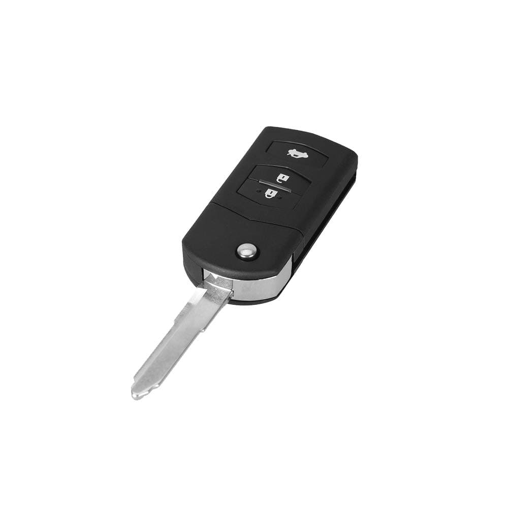 Ismartech: 3-Button Remote Control Car Key Shell Cover and Blade for Mazda 3 5 6 MX5 RX8 CX-5 CX-7 CX-9 Model Cars