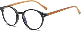 Blue Light Glasses for Men Women, Vintage Round Frame Computer Eyeglasses