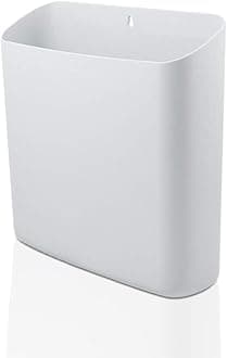 Picowe Magnetic Laundry Storage, Large Lint Holder Bin for Laundry Room, Space-Saving Trash Container Hanging on Dryer, Washer or Wall Mount Trash Bin (Gray White)