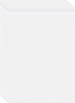 LEUOSO A3 Clear Self-Adhesive Bags 100 Packs, 30.5X42CM Self Sealing Cellophane Display Bags/Sealable Bags, Food Safe, Cello Bags OPP for Prints, Cookies,Cards,Envelopes,Pictures (12 * 16.5 Inches)