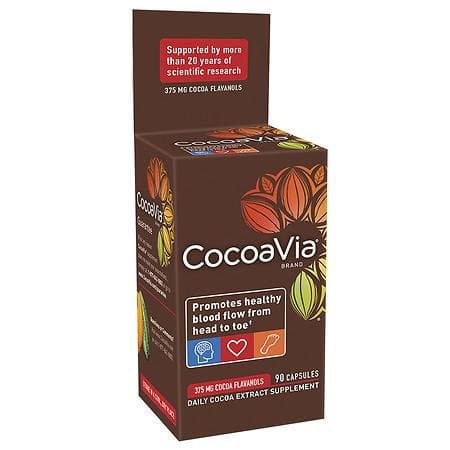 CocoaVia Cocoa Extract 375mg, Capsules - 3PC