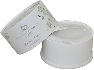 Woods of Windsor White Jasmine Dusting Powder Talc For Her, 3.3 oz