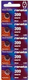 #399 Renata Watch Batteries 5Pcs