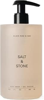 Salt & Stone Body Wash with Antioxidants for Deep Moisture | For Women & Men, Sulfate, Paraben, & Dye Free, Leaving Skin Soft and Hydrated