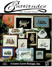 Cattitudes - Fourth Litter - Cross Stitch Pattern