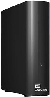 WD 20TB Elements Desktop External Hard Drive, USB 3.0 Drive for Plug and Play Storage - WDBWLG0200HBK-NESN