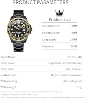 OLEVS Multifunctional Chronograph Calendar Watch for Man Diamond Analog Moon Phases Wrist Watches Stainless Steel Waterproof Luminous Mens Watch
