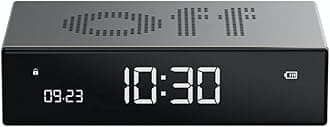LexonFLIP Premium LCD Alarm Clock (Aluminium Poli)