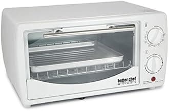 Better Chef 9 Liter Toaster Oven Broiler-White