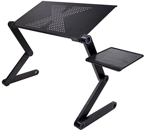 Adjustable Foldable Laptop Notebook PC Desk Table Vented Stand Portable Bed Tray