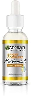 Garnier Maybelline New York Bright Complete VITAMIN C Face Serum 50 ml - Get SPOT-LESS, Bright Skin | Lightweight Formula & Non-Sticky Face Serum
