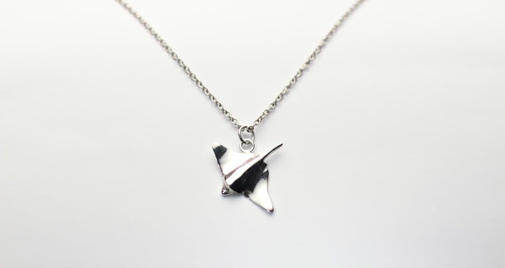 Sterling Silver Eagle Ray Pendant
