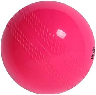 Silicone Soft Cricket Balls Practice Training for All Age Group Recommended for Indoor/Outdoor Street & Beach Crickets, Pink