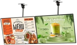 Slim Snap Frame LED Light Box, LED Backlit Menu Board Screen for Restaurant Cafe Shops Wall Mounted Billboard for Cafe Shop (70x50cm)