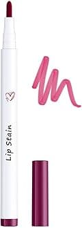 Lip Stain,Lip Tint Pen,Cream Glide Lip Liner,Long Lasting Colour Lip Marker,Hydrating Matt Lippen Liner Pens With 6 Colors To Choose,Waterproof,Moisturizing,Transfer-Proof,Lightweight (#6, 1.7ml)