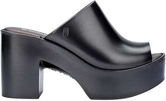 Melissa Mule Heel Collection - Fashion Sandal for Women - Iridescent Comfortable Mule Style - High-Shine Upper with Bubblegum Scent - Chic and Sophisticated