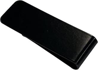 SxowihzPerfect Order Stainless Steel Money Clip Holder Slim 2 1/8 by 3/4 Inches (Black, 1)