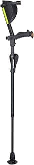Ergobaum New Generation Ergonomic Crutch/Cane (Single Unit) Single Unit That Acts As a Extra Balance Strong Performance Cane.