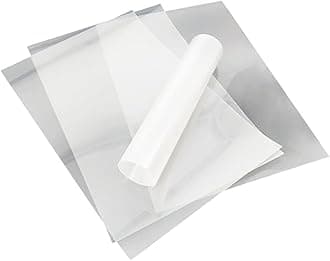 PDMS Film Polydimethylsiloxane Elastomer Film Low Modulus Pure Organic Transparent Silicone Film Sheet 200 x 300mm(0.100mm)